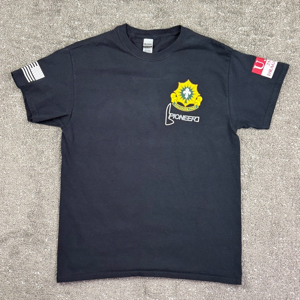 2nd Cavalry Regiment Pioneer Troop 2 RES T Shirt Men's Medium Military USA